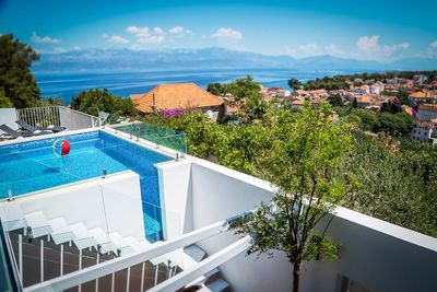Island Brac Stone Villa with Indoor and Outdoor Swimming Pool in Sutivan