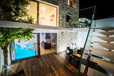 Island Brac Stone Villa with Indoor and Outdoor Swimming Pool in Sutivan
