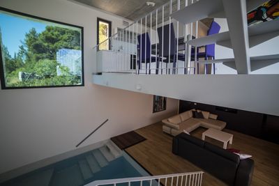 Island Brac Stone Villa with Indoor and Outdoor Swimming Pool in Sutivan