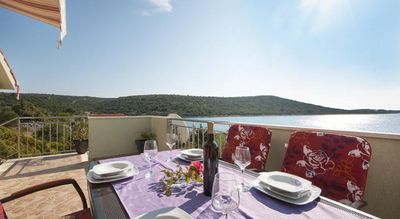 Holiday Apartment House in Riviera Rogoznica Right in Front of the Sea and Beach