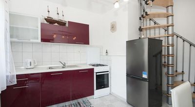 Holiday Apartment House in Riviera Rogoznica Right in Front of the Sea and Beach