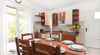 Holiday Apartment House in Riviera Rogoznica Right in Front of the Sea and Beach