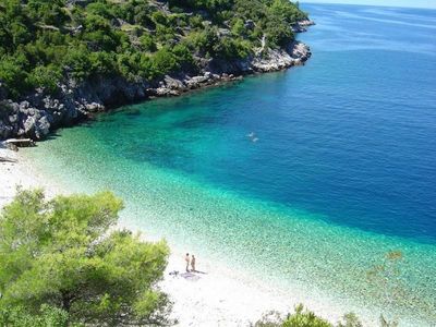 Holiday Apartment House in Riviera Rogoznica Right in Front of the Sea and Beach