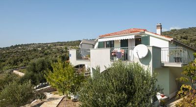 Holiday Apartment House in Riviera Rogoznica Right in Front of the Sea and Beach