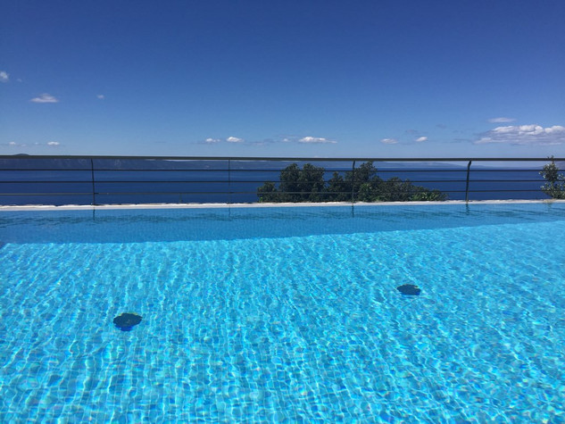 Traditional Dalmatian Sea View Stone Villa with Pool Makarska Riviera