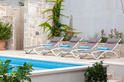 Traditional Dalmatian Sea View Stone Villa with Pool Makarska Riviera