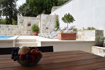 Traditional Dalmatian Sea View Stone Villa with Pool Makarska Riviera