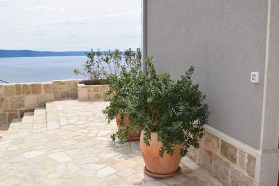 Traditional Dalmatian Sea View Stone Villa with Pool Makarska Riviera