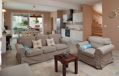 Traditional Dalmatian Sea View Stone Villa with Pool Makarska Riviera
