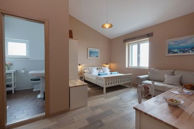 Traditional Dalmatian Sea View Stone Villa with Pool Makarska Riviera