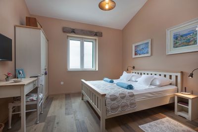 Traditional Dalmatian Sea View Stone Villa with Pool Makarska Riviera
