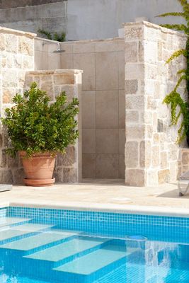 Traditional Dalmatian Sea View Stone Villa with Pool Makarska Riviera