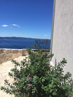 Traditional Dalmatian Sea View Stone Villa with Pool Makarska Riviera