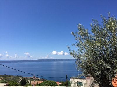 Traditional Dalmatian Sea View Stone Villa with Pool Makarska Riviera