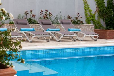 Traditional Dalmatian Sea View Stone Villa with Pool Makarska Riviera