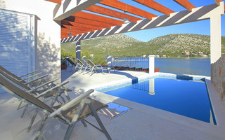 Seafront Holiday Villa with Private Swimming Pool and Beautiful Terrace in Lastovo Island