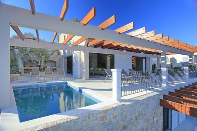 Seafront Holiday Villa with Private Swimming Pool and Beautiful Terrace in Lastovo Island