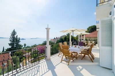 Gorgeous Sea View Villa with Pool in Zupa Dubrovacka near Dubrovnik