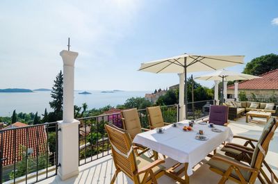 Gorgeous Sea View Villa with Pool in Zupa Dubrovacka near Dubrovnik