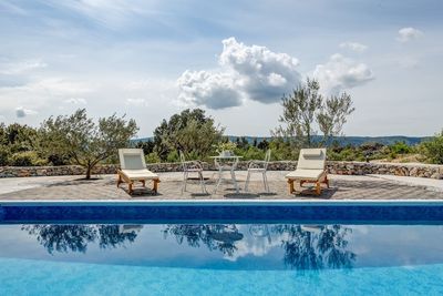 Adorable Sea View Holiday Villa with Pool in Island Brac