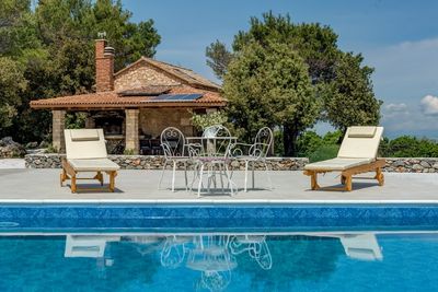 Adorable Sea View Holiday Villa with Pool in Island Brac