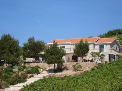 Luxury Stone Villa with Pool, Private Beach, and Own Helipad Peljesac Peninsula 