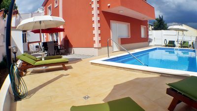 Stylish Seaside Villa with Pool Sauna and Fitness in Ciovo near Trogir