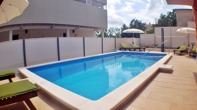Stylish Seaside Villa with Pool Sauna and Fitness in Ciovo near Trogir