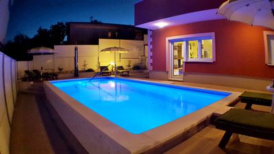Stylish Seaside Villa with Pool Sauna and Fitness in Ciovo near Trogir