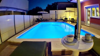 Stylish Seaside Villa with Pool Sauna and Fitness in Ciovo near Trogir