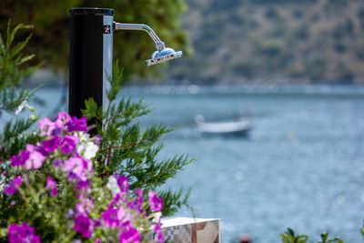 Delightful Beachfront Villa with Pool with Heating Possibility near Rogoznica