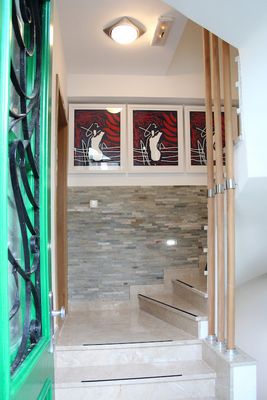 Attractive Villa with Sauna and Pool within Charming Yard near Split Town Center