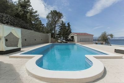 Exclusive Designer Seafront Villa with Pool and Large Private Yard Island Hvar