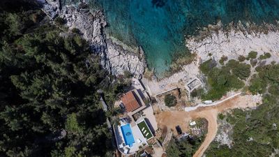 Exclusive Designer Seafront Villa with Pool and Large Private Yard Island Hvar