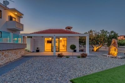 Gorgeous Villa with Large Yard & Heated Pool and Amazing Sea Views in Riviera Rogoznica