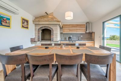 Gorgeous Villa with Large Yard & Heated Pool and Amazing Sea Views in Riviera Rogoznica