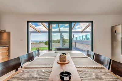 Gorgeous Villa with Large Yard & Heated Pool and Amazing Sea Views in Riviera Rogoznica