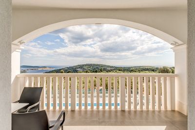 Gorgeous Villa with Large Yard & Heated Pool and Amazing Sea Views in Riviera Rogoznica
