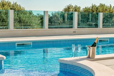 Gorgeous Villa with Large Yard & Heated Pool and Amazing Sea Views in Riviera Rogoznica