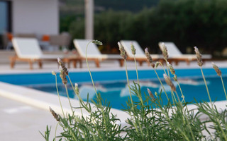 Attractive Sea View Villa with Pool near Trogir and Split
