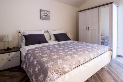 Adorable Holiday House First Row to the Sea with Private Beach near Trogir