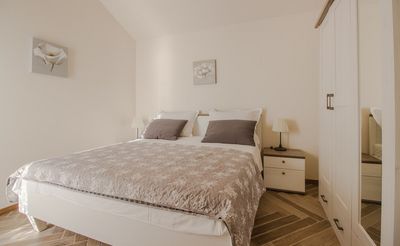 Adorable Holiday House First Row to the Sea with Private Beach near Trogir