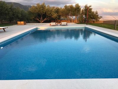Attractive Sea View Villa with Pool near Trogir and Split