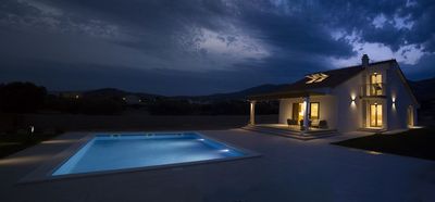 Attractive Sea View Villa with Pool near Trogir and Split