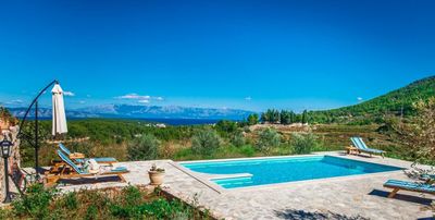 Sea View Holiday Villa with Pool in Island Hvar