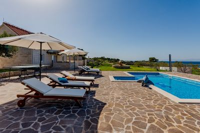 Lovely Beachfront Holiday House in Supetar Island Brac