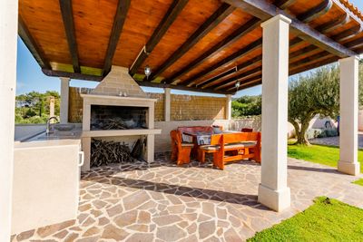 Lovely Beachfront Holiday House in Supetar Island Brac