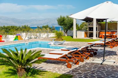 Lovely Beachfront Holiday House in Supetar Island Brac