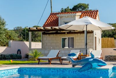 Lovely Beachfront Holiday House in Supetar Island Brac