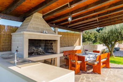 Lovely Beachfront Holiday House in Supetar Island Brac